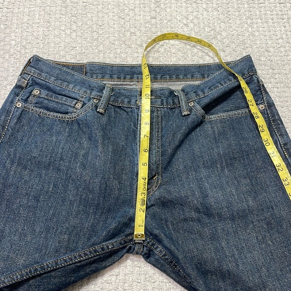 Mens Levi’s 514 Slim Straight Fit Jeans Size 36x32 - Picture 11 of 12